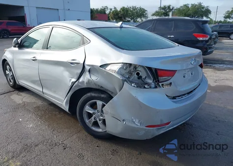 2014 Hyundai Elantra Se from USA, damaged, VIN 5NPDH4AE7EH489664